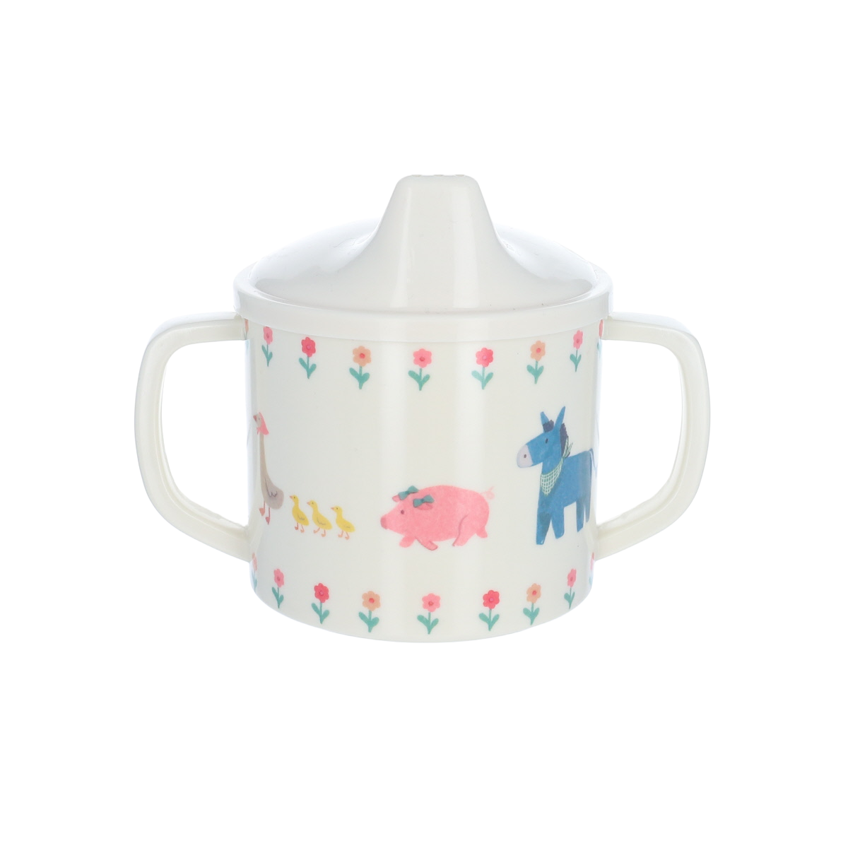 Tasse d'apprentissage animaux - Dans La ferme