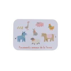 Boîte de 30 pansements enfant animaux de la ferme