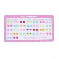 Semainier de boucles d'oreilles autocollantes