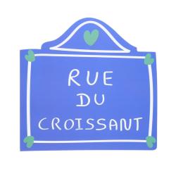Carte de vœux Rue du croissant + enveloppe - Paris Chéri