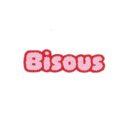 Patch thermocollant bisous rose et rouge - Paris Chéri