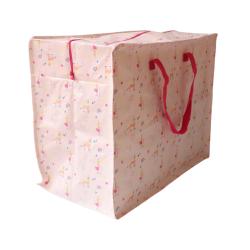 Sac de rangement rose licornes