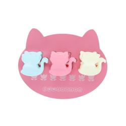 Lot de 3 pinces à cheveux chats