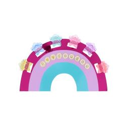 Lot de 6 petites pinces à cheveux étoiles à paillettes