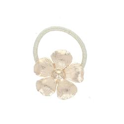 Elastique cheveux fleur dorée - Paraty
