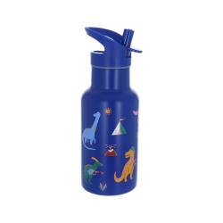 Gourde enfant isotherme paille Dinosaures 350ml