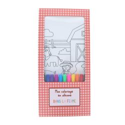 Kit coloriage en silicone animaux - Dans la ferme