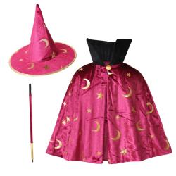 Ensemble de déguisement enfant cape magicien
