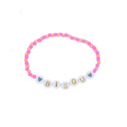 Bracelet perles Bisou - Marguerite