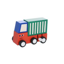 Camion en bois à remonter - Bip Bip !