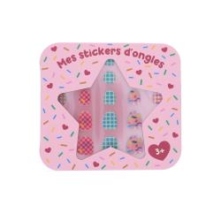 Set de 4 planches de stickers pour ongles fantaisie