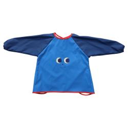 Bavoir tablier d'activités bleu - Bip bip !