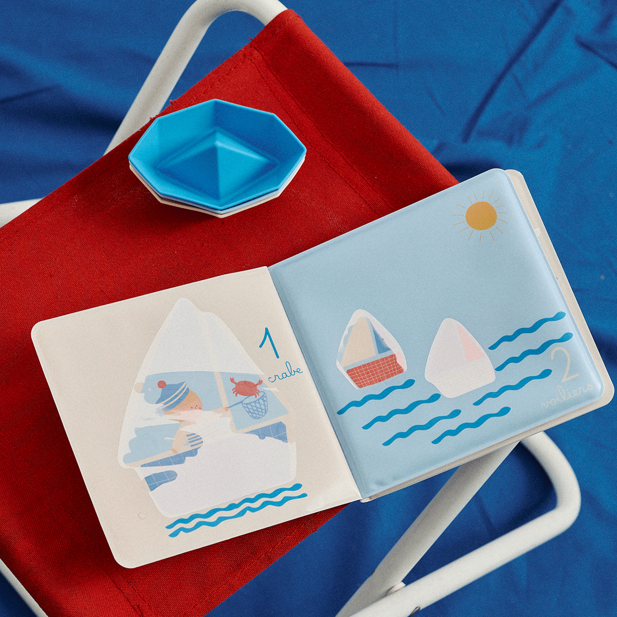 Livre de bain magique bateaux - Petit matelot