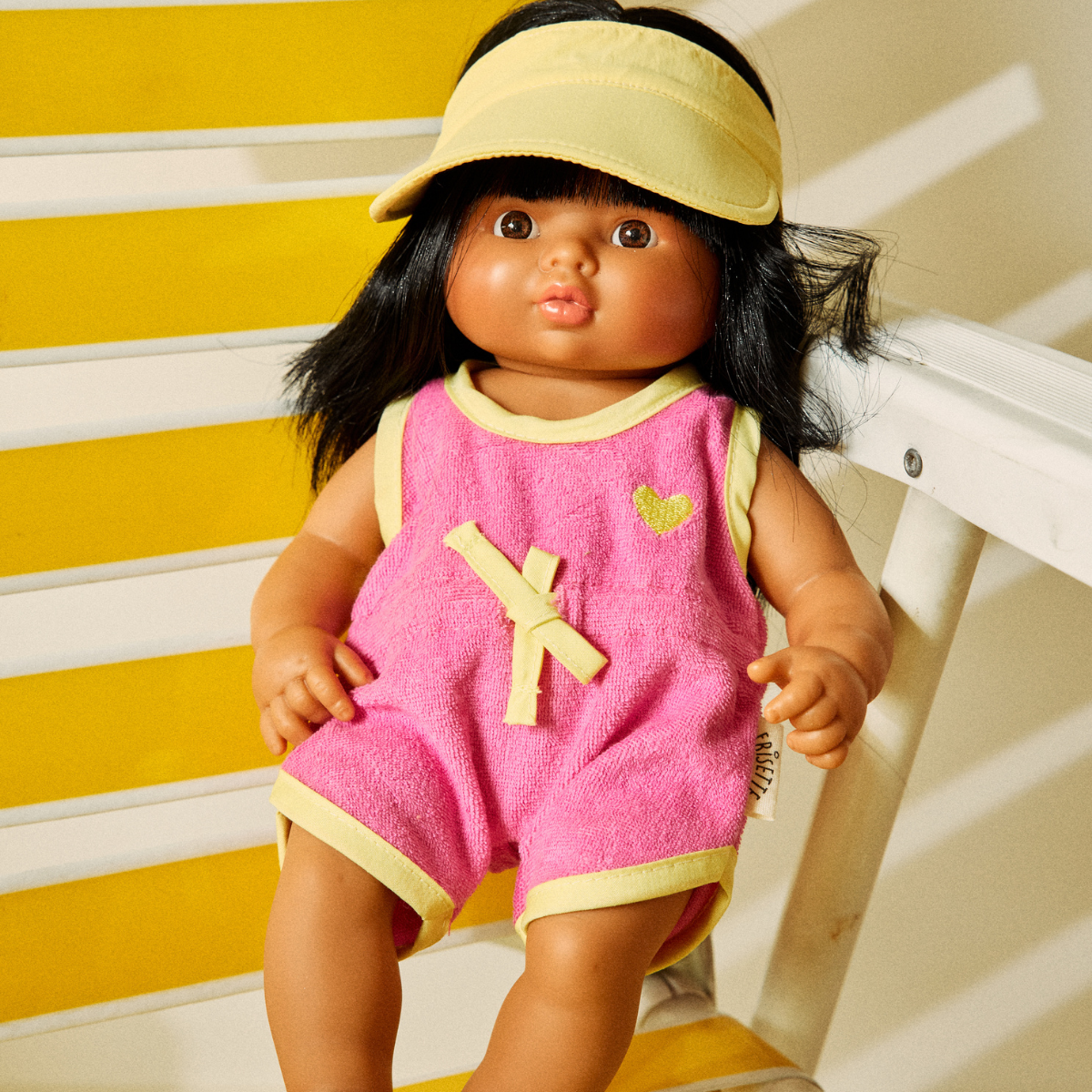 Poupée Pia combinaison rose plage - Club Soleil
