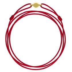 Cordon bordeaux fermoir doré