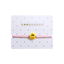 Bracelet enfant à perles poussin