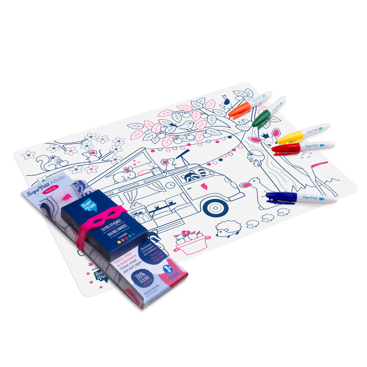 Set de table à colorier en silicone 