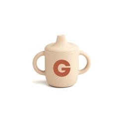 Tasse d'apprentissage en silicone lettre G