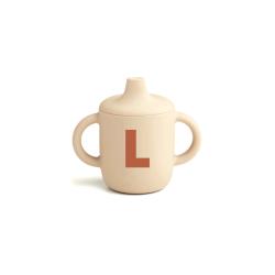 Tasse d'apprentissage en silicone lettre L