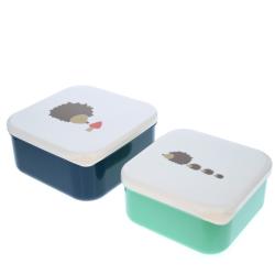 Lot de 2 boîtes à goûter Hérisson