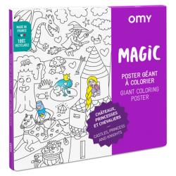 Poster géant Magic à colorier