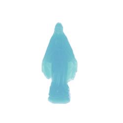 Vierge mini miraculeuse bleu turquoise