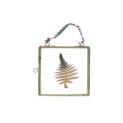 Petit cadre doré feuille en laiton
