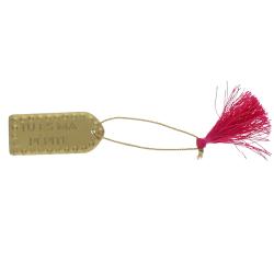 Petite plaque en laiton 