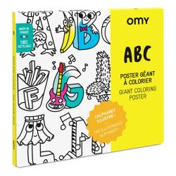 Poster géant à colorier ABC