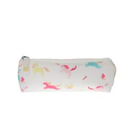 Trousse scolaire licornes multicolores