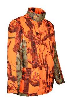 Veste de chasse Percussion Grand Nord GhostCamo B&B, Orange, Taille 2XL, MADE IN CHASSE - Equipements de chasse MADE IN CHASSE