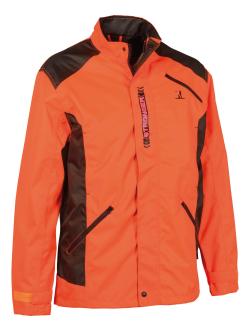 Veste de traque Percussion Stronger Evo - Orange, Orange, Taille 3XL, MADE IN CHASSE - Equipements de chasse
