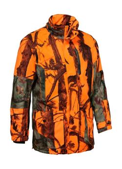 Veste de chasse Percussion Grand Nord GhostCamo B&B, Orange, Taille 3XL, MADE IN CHASSE - Equipements de chasse