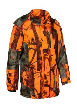 Veste de chasse Percussion Grand Nord - GhostCamo, Orange, Taille S, MADE IN CHASSE - Equipements de chasse MADE IN CHASSE