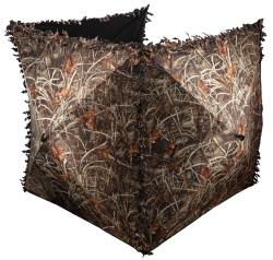 Hutteau de camouflage 3 côtés / 2 personnes 1,4 x 1,4 m, MADE IN CHASSE - Equipements de chasse