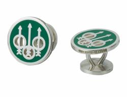 Boutons de manchettes Beretta - Vert, MADE IN CHASSE - Equipements de chasse