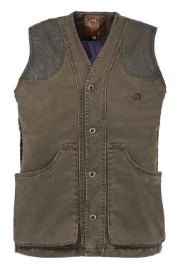 Gilet de chasse Club Interchasse Brenne, Marron, Taille XL, MADE IN CHASSE - Equipements de chasse