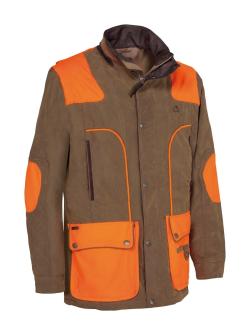 Veste de chasse Club Interchasse Charles, Orange, Taille M, MADE IN CHASSE - Equipements de chasse
