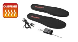 Semelles chauffantes rechargeables ProHunt, Noir, Taille 45 / 46, MADE IN CHASSE - Equipements de chasse