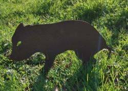 Silhouette métallique Marcassin bas, MADE IN CHASSE - Equipements de chasse
