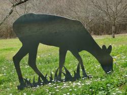 Silhouette métallique Chevrette, MADE IN CHASSE - Equipements de chasse