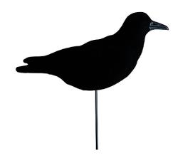 Pack 12 appelants Corbeau floqué tournant, MADE IN CHASSE - Equipements de chasse