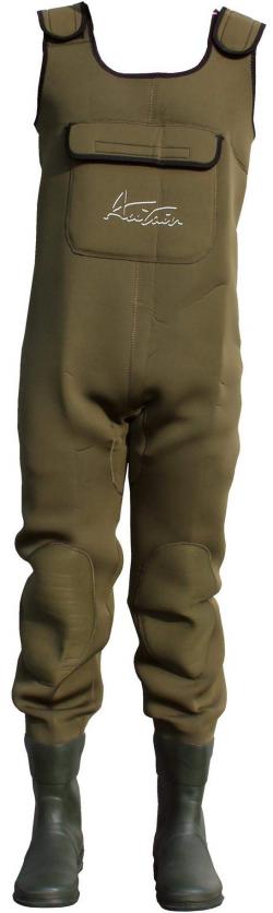 Waders néoprène DuckLand, Vert, Taille 42 / 43, MADE IN CHASSE - Equipements de chasse