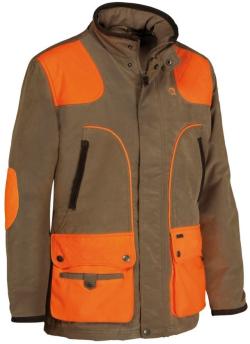 Veste de chasse Club Interchasse Charles, Orange, Taille 3XL, MADE IN CHASSE - Equipements de chasse