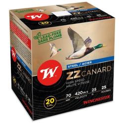 Cartouche Winchester ZZ Canard Acier / Cal.20 - 25 g, MADE IN CHASSE - Equipements de chasse