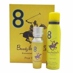 1982 Sport Femme No.8 Coffret - Déodorant Spray + Eau de Parfum-50ml Beverly Hills Polo Club Parfum