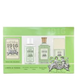 Agua de Colonia 1916 Eau de Cologne - Limon Tonka Coffret 3 produits-100ml