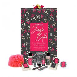 Calendrier de l\'Avent Jingle Bells - Coffret Cosmétiques et Accessoires-12 Produits Tentation