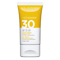 Crème Solaire Toucher Sec Visage UVA/UVB 30+ - Enrichie en antioxydants- CLARINS