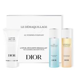 Le démaquillage au Nymphéa Coffret - Mousse nettoyante, eaumicellaire, démaquillant yeux et lèvres-50ml Dior